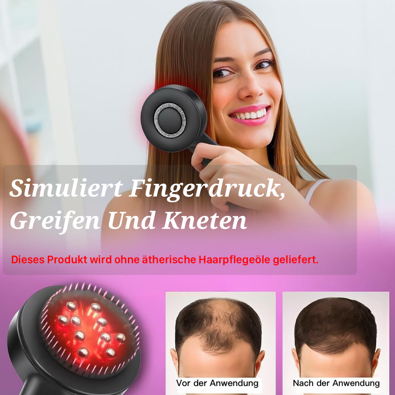 Fluffy Comb Kopfhaut-Massager