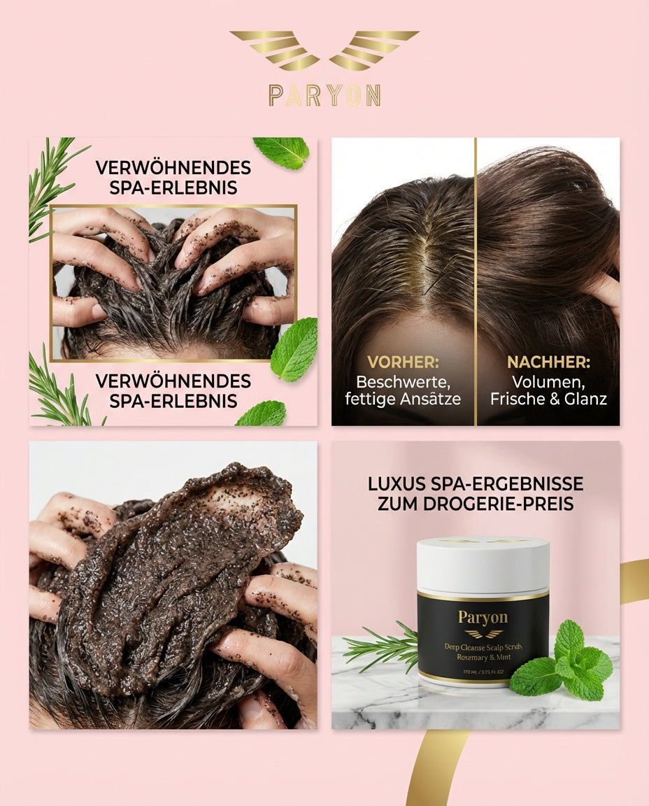 Paryon Deep Cleanse Scalp Scrub – Rosmarin & Minze