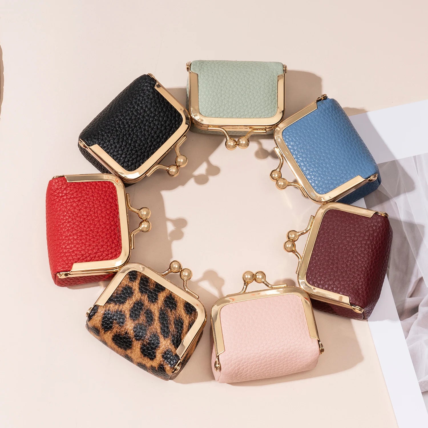 PARYON Mini-Täschchen mit Bügelverschluss – für Schmuck & Münzen