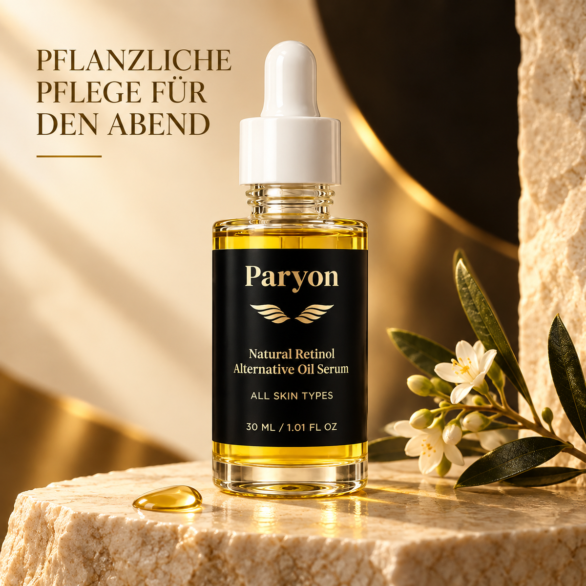 PARYON Natural Retinol Alternative Oil Serum 30 ml – Produktbild